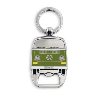 Brisa VW T2 Bulli Bus Schlüsselanhänger Flaschenöffner grün