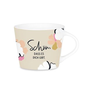 Grafik Werkstatt Espressotasse Schön das es Dich gibt