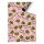 Stewo Satinband Geschenkpapier Happy Bee-Day Rolle 70 cm x 1,5 m rosa gold