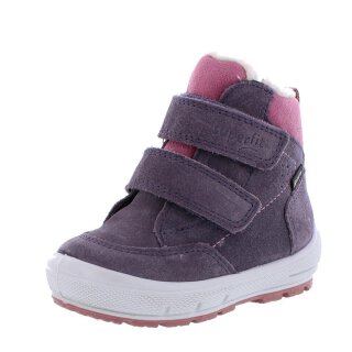 Superfit Winterstiefel Groovy lila rosa Klettverschluss Weite M mittel
