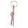 17;30 Schlüsselanhänger Knoten multicolor pink
