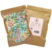 Lulubug Handmade 500 Pompons im Beutel pastell farbig