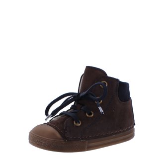 Däumling Winterboots Ecki espresso braun blau Weite M mittel warmfutter