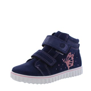 Ricosta Halbschuhe Jasmin nautic blau mit Schmetterling Weite M mittel
