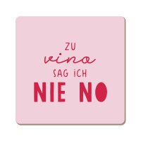 Grafik Werkstatt Korkuntersetzer 9,5 x 9,5 cm zu vino sag...