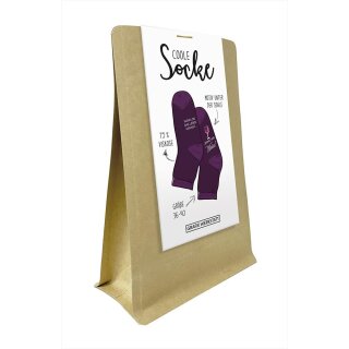 Grafik Werkstatt Coole Socke Bring mir Wein! 36-40