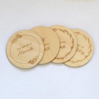 Grafik Werkstatt Meilenstein - Karten aus Holz Hallo Welt!