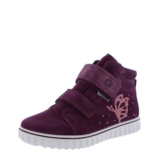 Ricosta Halbschuhe Jasmin merlot weinrot mit Schmetterling Weite M mittel