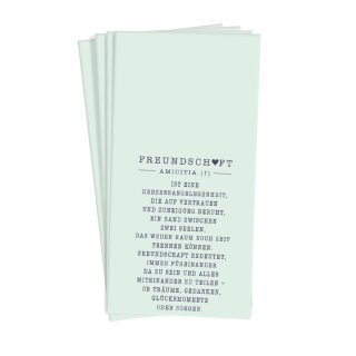 Grafik Werkstatt Papiertaschentücher Freundschaft