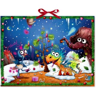 Coppenrath Verlag Furzipups der Knatterdrache feiert Weihnachten Sound-Adventskalender