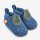 Orangenkinder Hausschuhe Wolli Uni jeansblau warm Wollwalk