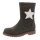 Micio Winterstiefel grau grün mit Stern warm gefüttert