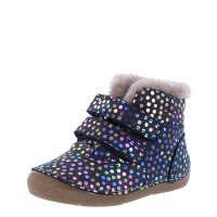 Froddo Halbschuhe Paix blue+ blau Glitzerpunkte warm...