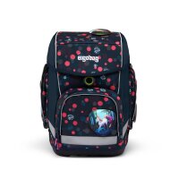 Ergobag Cubo Schulranzen PhantBärsiewelt blau pinke Punkte