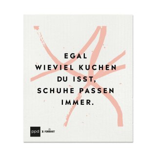 Paperproducts Spültuch Schwammtuch egal wieviel Kuchen 17 x 20 cm