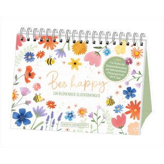 Grafik Werkstatt Spiralbuch Bee happy