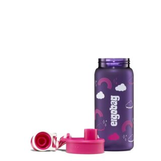 Ergobag Trinkflasche Regenbogen lila pink 0,5l