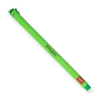 Legami Löschbarer Gel Stift Erasable Pen Dino Farbe grün