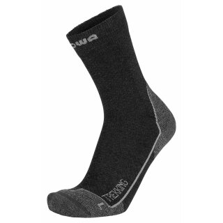 Lowa Trekking Socken anthrazit grau mit Merinowolle unisex