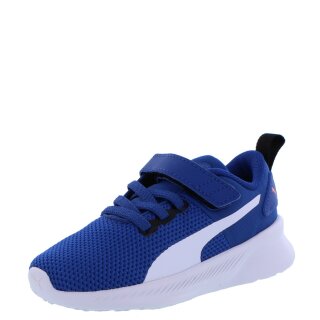 Puma Turnschuhe Flyer Runner V Infant cobalt glaze white blau Klettverschluss