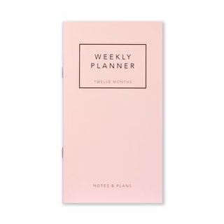 Leo La Douce Weekly Planner Kalender 12 Monate rosa