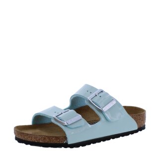 Birkenstock Sandalen Arizona Kids BS Hausschuhe patent surf green mint Weite schmal