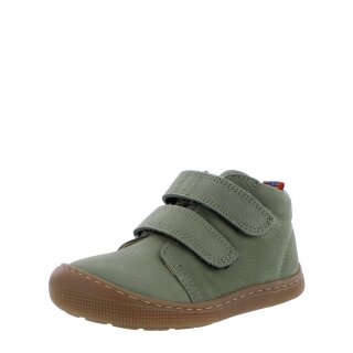 Koel Barfußschuhe Halbschuhe Don 2.0 olive grün barefoot Leder Klettverschluss