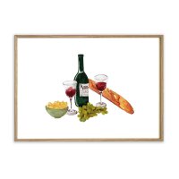 Leo La Douce Kunstdruck - Picknick Format A4