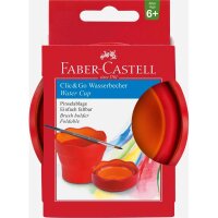 Faber Castell Clic&Go Wasserbecher rot
