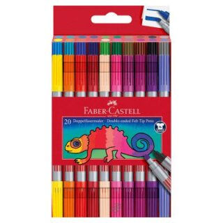 Faber Castell Doppelfasermaler 20er Etui