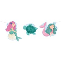 Grafik Werkstatt Partygirlande frech wild & wunderbar Meerjungfrau