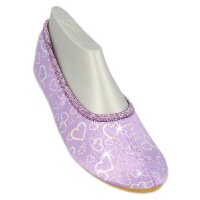 Beck Gymnastikschuhe Turnschläppchen Deluxe viola...