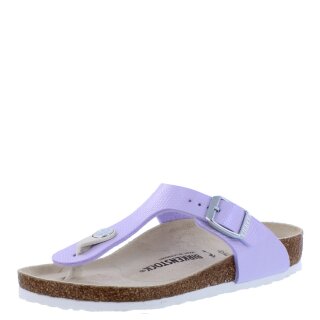 Birkenstock Sandalen Gizeh Kids Zehensteg shiny lizard purple lila