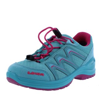 Lowa Halbschuhe Maddox GTX® Lo Junior baltik fuchsia türkis