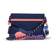 Satch Clutch Beauty Wallet Coral Reef blau orange