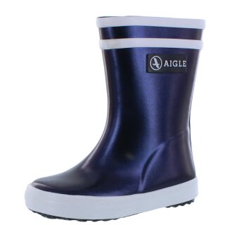 Aigle Gummistiefel Baby-Flac Irrise 2 cosmos blau glänzend