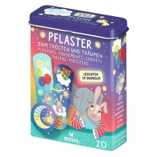Moses Verlag Kleine Kuschelhelden leuchten im Dunkeln Pflaster Dose