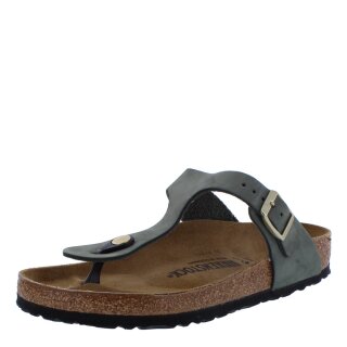Birkenstock Sandalen Gizeh Zehensteg thyme oliv grün Weite normal