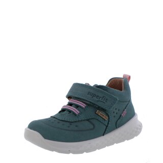 Superfit Halbschuhe Breeze grün rosa Klettverschluss Weite M mittel