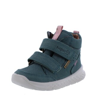 Superfit Halbschuhe Breeze grün salbei rosa Klettverschluss Weite M mittel