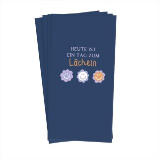 Grafik Werkstatt Papiertaschentücher heute ist ein Tag zum Lächeln