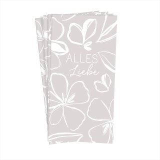 Grafik Werkstatt Papiertaschentücher Alles Liebe