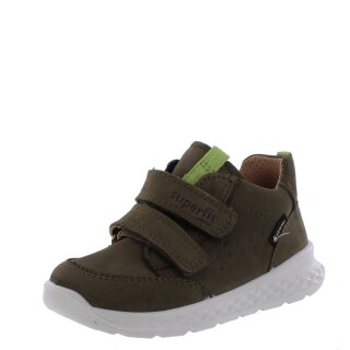 Superfit Halbschuhe Breeze grün oliv Gortetex Klettverschluss Weite M mittel