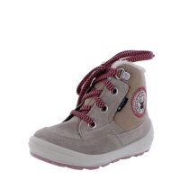 Superfit Winterstiefel Schnürboots Groovy beige rosa...