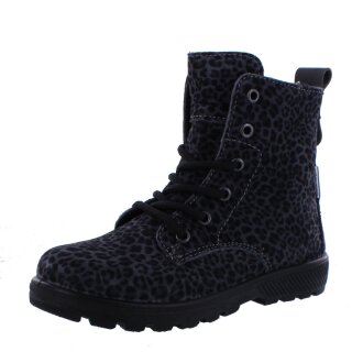 Ricosta Winterstiefel Boots Anni carbon animal Print Weite M mittel Ricosta-Tex