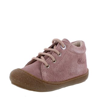 Naturino Halbschuhe Cocoon rose Velour Schnürung