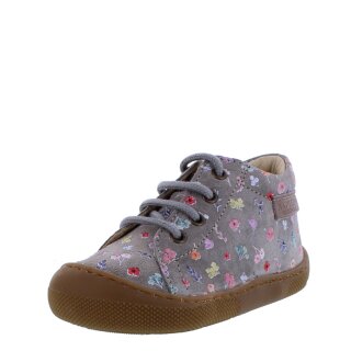 Naturino Halbschuhe Amur barefoot dark grey multi Velourleder
