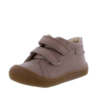 Naturino Halbschuhe Amur barefoot taupe grau braun Klettverschluss