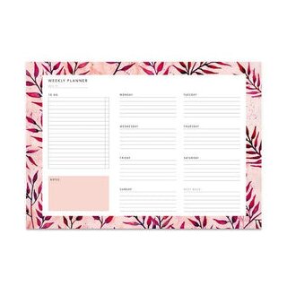 Leo La Douce Weekly Planner Summer Leaves