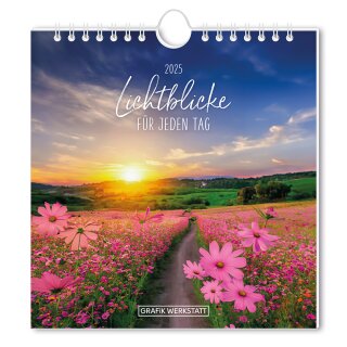Grafik Werkstatt Postkarten-Kalender 2025 Lichtblicke für jeden Tag